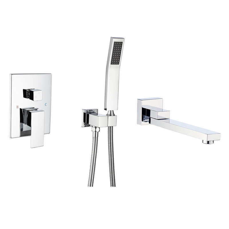 All-In-One Kit with Rough in-Valve, Polished Chrome