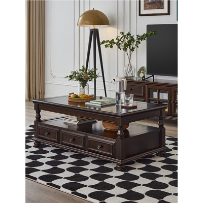 Table basse de style rétro américain