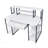 Stylish Writing Desk With One Drawer And Eight Open Compartments, For Organized And Efficient Workspaces-1843367669