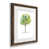 Papier, cadre noyer