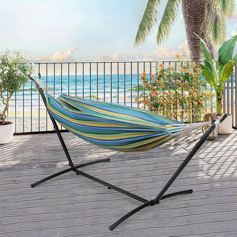 Hamac double avec support pour l'extérieur Athena Collection