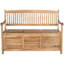 Outdoor Wooden Storage Bench-1443500924