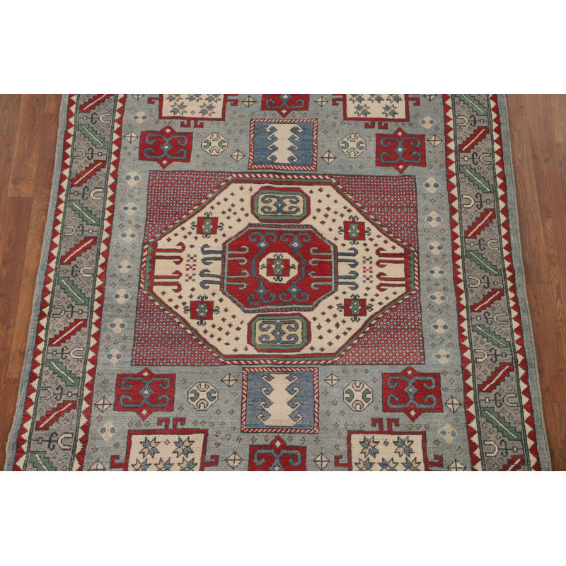 Tapis oriental géométrique Kazak 5