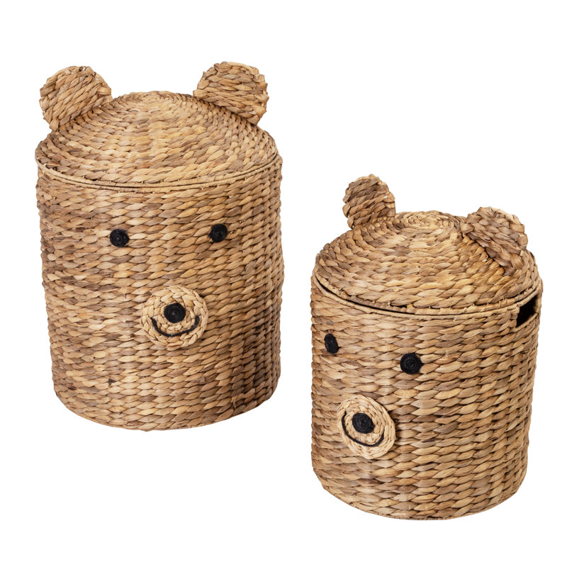Ensemble de 2 paniers en osier