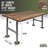 Wood Coffee Table With Industrial Steel Pipe Leg 18 In. X 36 In. X 17.75 In.-59020238