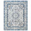 Tapis lavable à motif médaillon rétro avec envers antidérapant-133353995