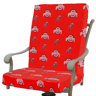 NCAA Outdoor 3'' Dining Chair Cushion