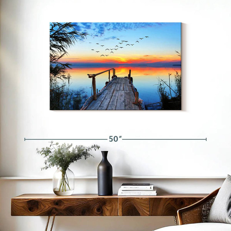 Aletra Dock Sunset, 24" H x 36" W