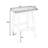Walnut Counter Height Stools - Rustic , Space Conscious  2 Small Area Dining Stools, Surface Finish