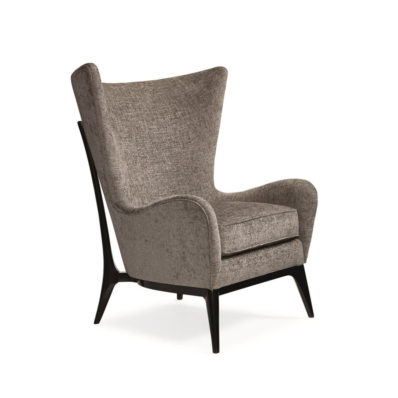 Whats New Pussycat Wingback Chair, Gray
