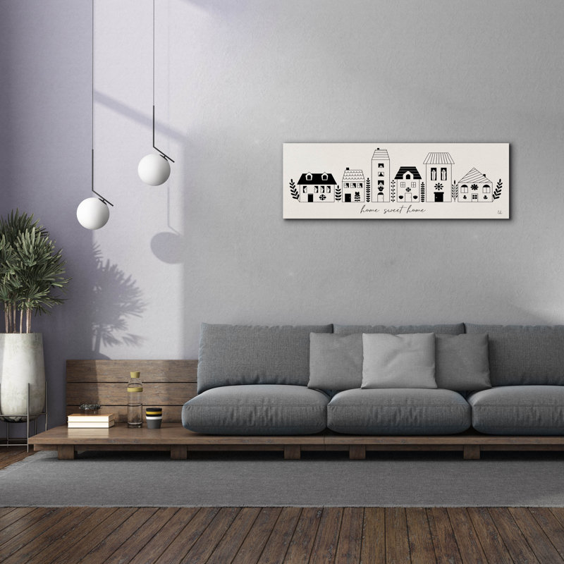 "Lark Manor ™" Little House 2 "par Sarah Adams, art mural sur toile, H 20 po x l 60 po x P 1,5 po