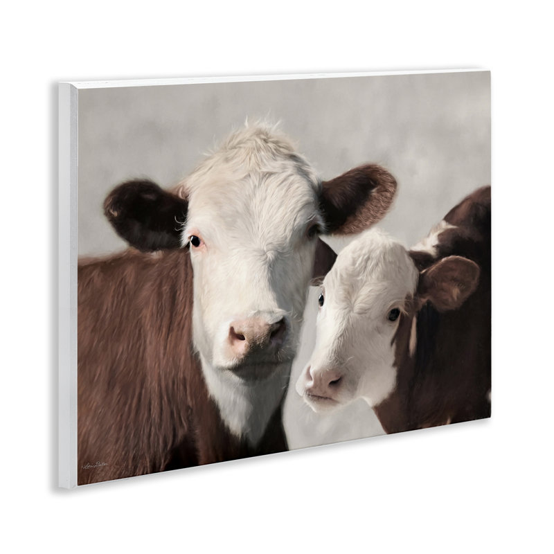 Plaque murale «Mommy & Me Cows», conception par Lori Deiter