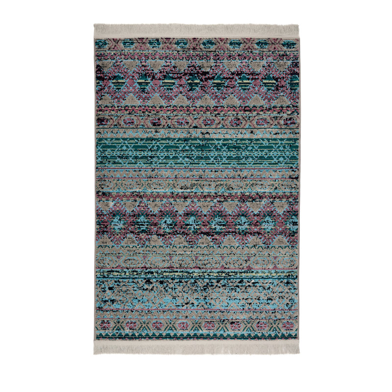 Geometric 100cm X 150cm Area Rug, Rectangle 160cm x 240cm