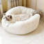 Albury Calming Round Donut Plush Dog Cuddler Bed-1419055499-1419241375