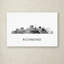 « richmond virginie horizon wb-bw », reproduction d’impression sur toile tendue-19536241