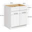 Armoire de base standard Shaker de l 30 po x 24 po x H 34,5 po Homewood Cozy Design-99152005-126039593