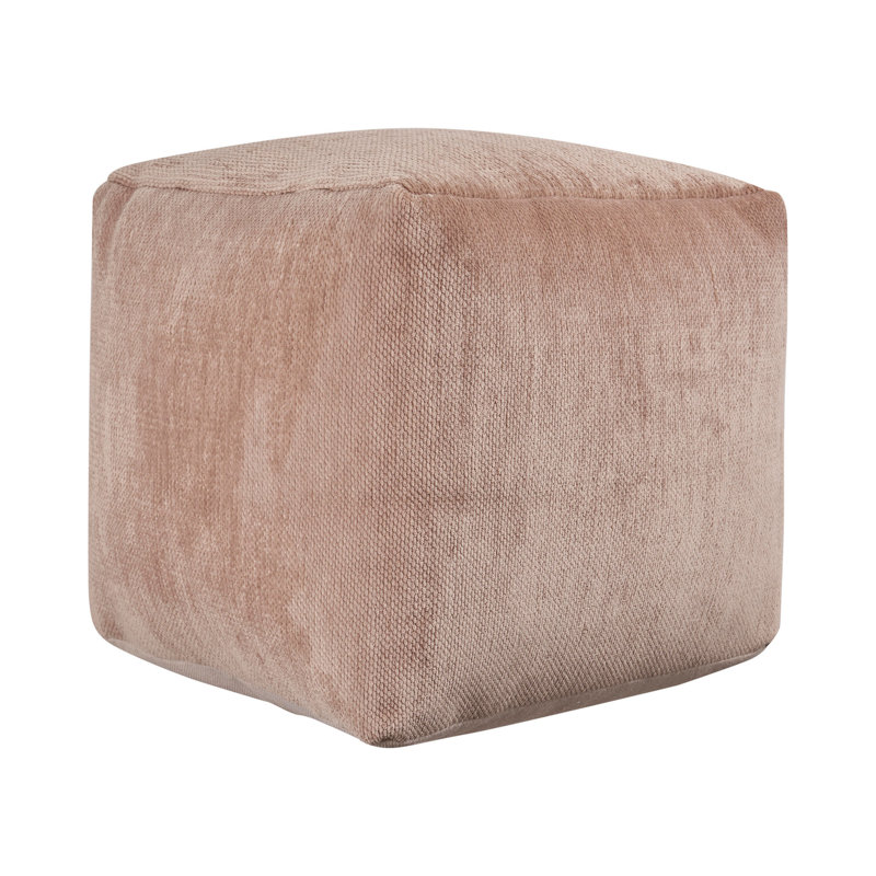 Repose-pieds 18 po Chenille, Beige