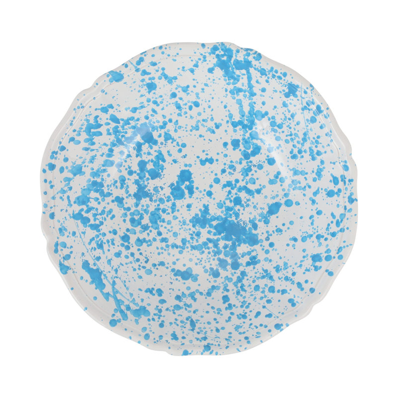 Amalfitana Terra Cotta Serving Bowl, Aqua