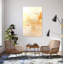 White And Orange Painting