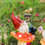 2 pièces de gnomes mignons sur des statues de jardin Jovaughn