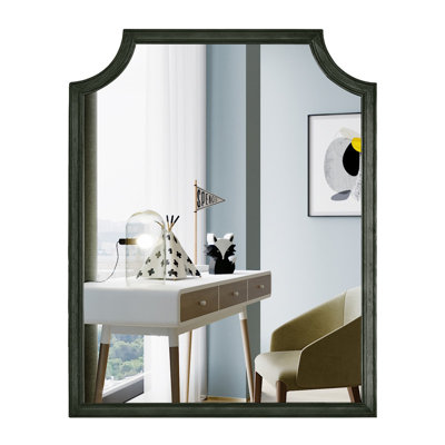 Mikye Rectangle Wood Mirror