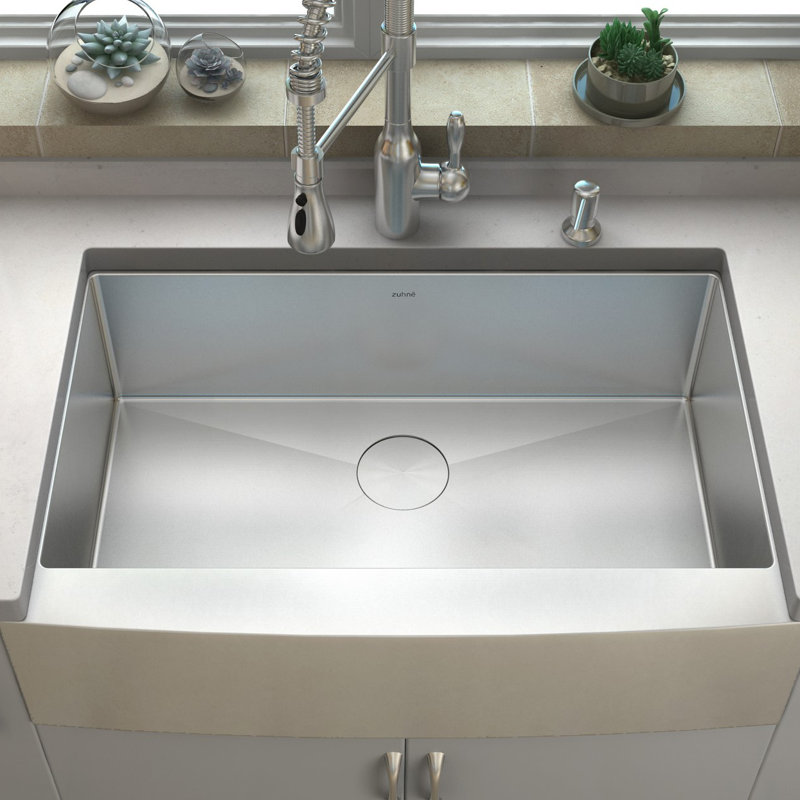 33'' L Single Bowl Stainless Steel Kitchen Sink
