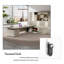Bureau de direction 94,49 "moderne en forme de L brun minimaliste-2036293765