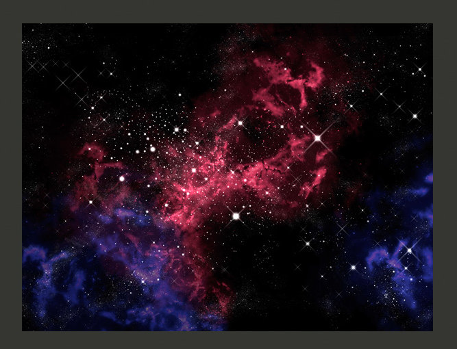 Stars in Space 154cm x 200cm Wallpaper