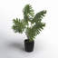 Grand buisson de Philodendron artificiel en pot-27778188