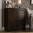 Palace Imports 100% Solid Wood Short Bookcase with Doors, Adjustable Shelves, Modular Storage Bookshelf, 32" W x 35.75" H-104319733