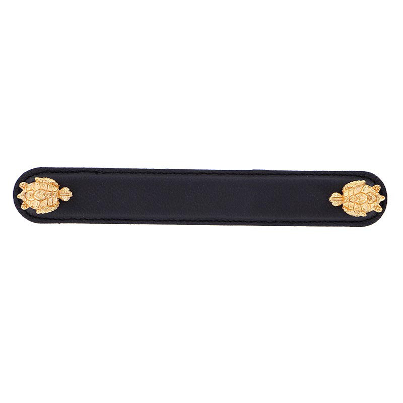 Pollino 4" Center to Center Bar Pull, 3'', Antique Gold