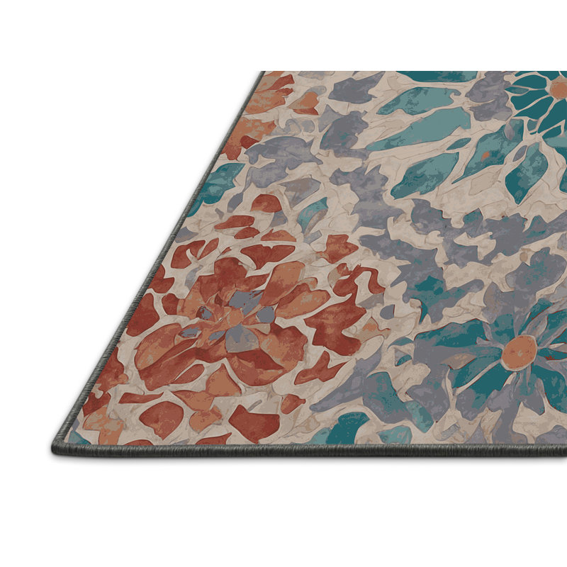 Silky Soft Plush Gray Area Rug, Square 7'