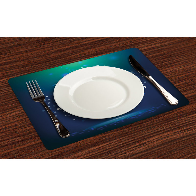 Polyester Abstract Rectangle Placemat