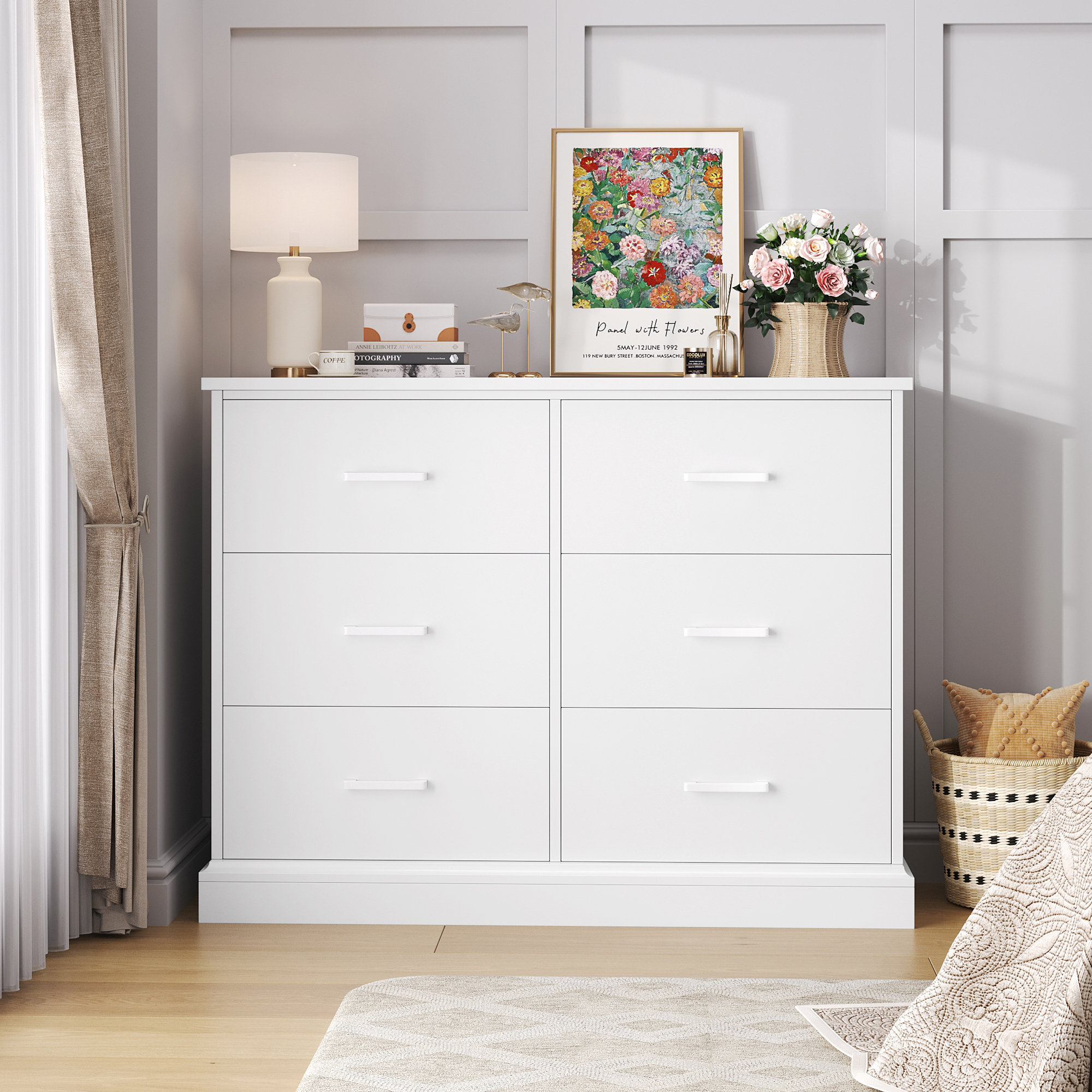 Wade Logan® Blainey 6 - Drawer Dresser & Reviews | Wayfair