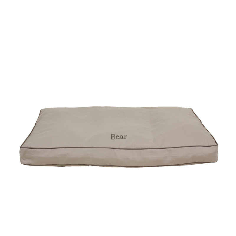 Cotton Pillow, Small (36" W x 27" D x 4" H), Khaki/Sage