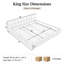 Lit plateforme moderne capitonné en tissu chenille, tête de lit capitonnée, cadre bas et stable, sommier non requis-1109523070-1302005913