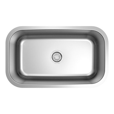 Évier de cuisine encastré à cuve simple 30 po x 18 po