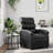 vidaXL Recliner Chair, Adjustable Backrest/ Footrest, Leather-97814415