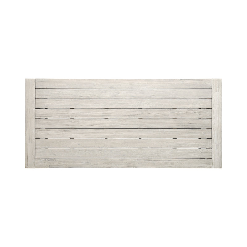 Table de salle à manger d'extérieur, Gris clair, Black