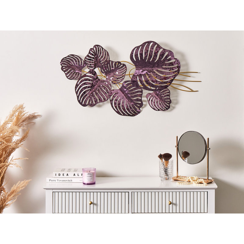 Handmade Plants & Flowers Wall Decor on Iron
