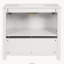 Organisateur de meuble-lavabo blanc antique 36 po avec lavabo en céramique et armoire de rangement
