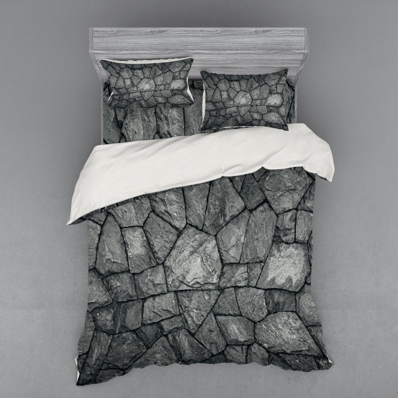 Rustic Polyester Geometric Shapes Duvet Cover