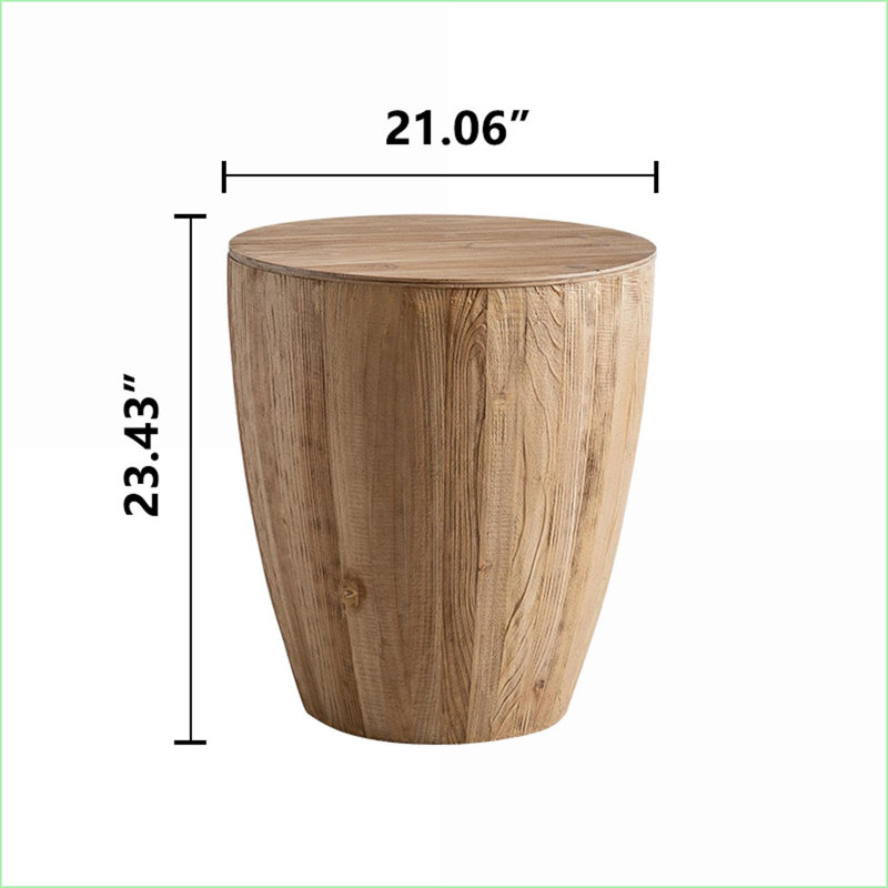 Table basse rétro en bois de sapin avec rangement pour le salon, facile à nettoyer et amp; Stable