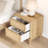 18.9''w Natural Rattan 2-drawer Nightstand