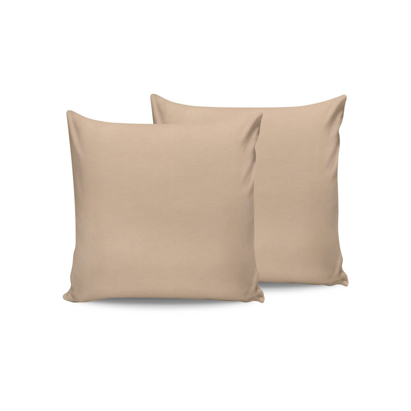 Ensemble de taie d'oreiller (2 pièces), Beige