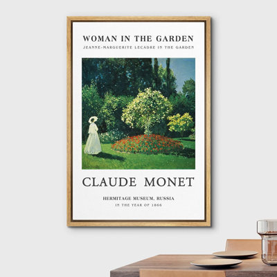 Classical Artwork " Woman In The Garden "