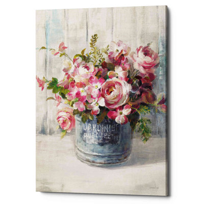 «Garden Blooms I», impression sur toile tendue