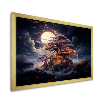 «Black Nebula Nights Castle Treehouse I», art mural Chine