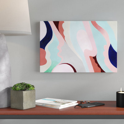 «Pastel Highlands V», reproduction d'art sur toile tendue