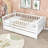 Aldora Wood Daybed with Twin Trundle and Fence Guardrails-2024933909-2024933911